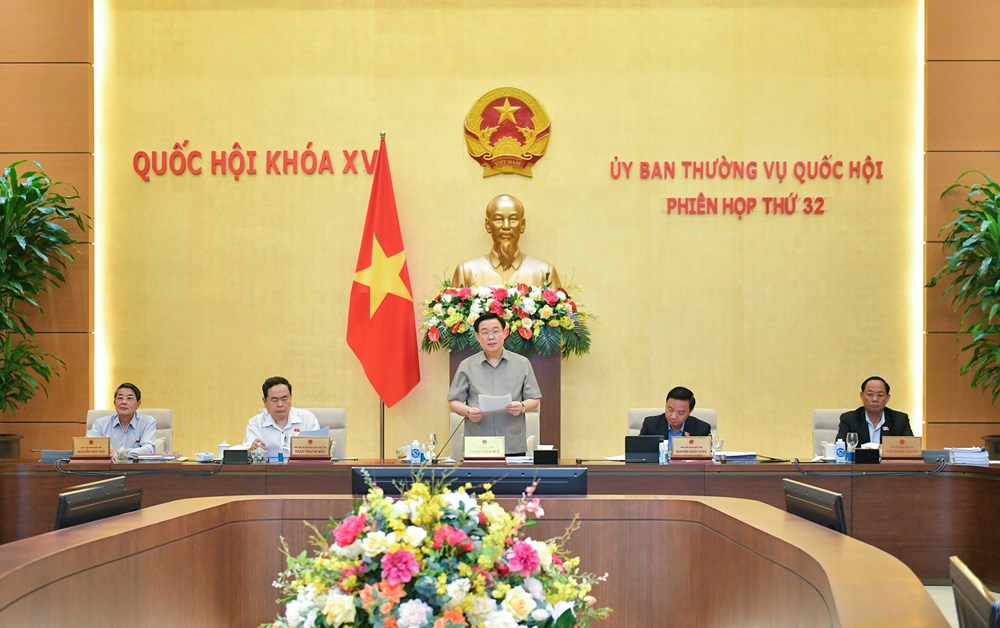 Khai mạc phiên họp thứ 32 của Ủy ban Thường vụ Quốc hội - ảnh 1
