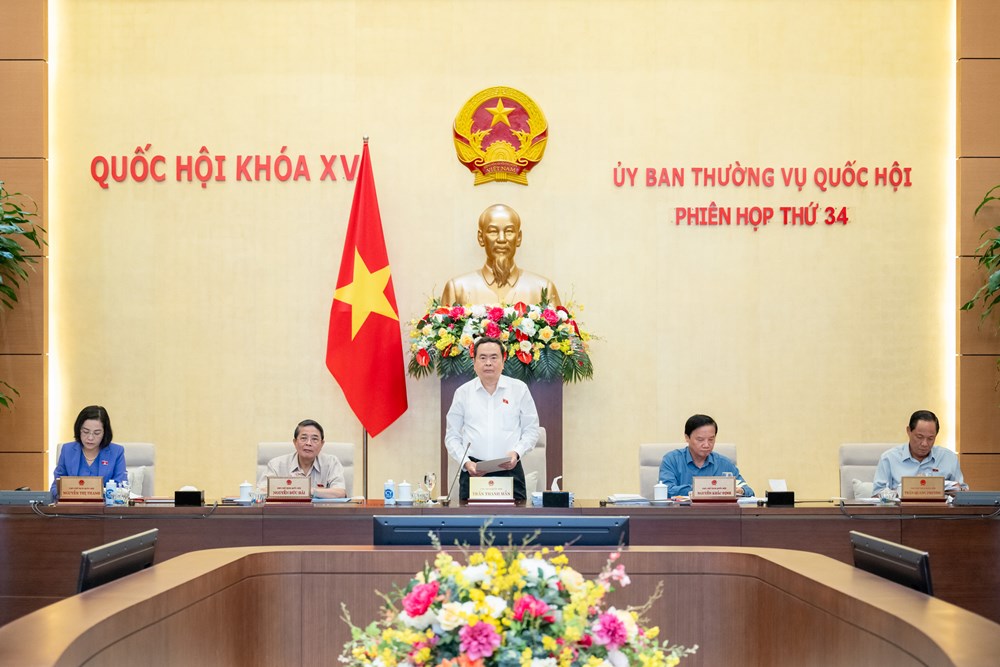 Khai mạc phiên họp thứ 34 Ủy ban Thường vụ Quốc hội - ảnh 1