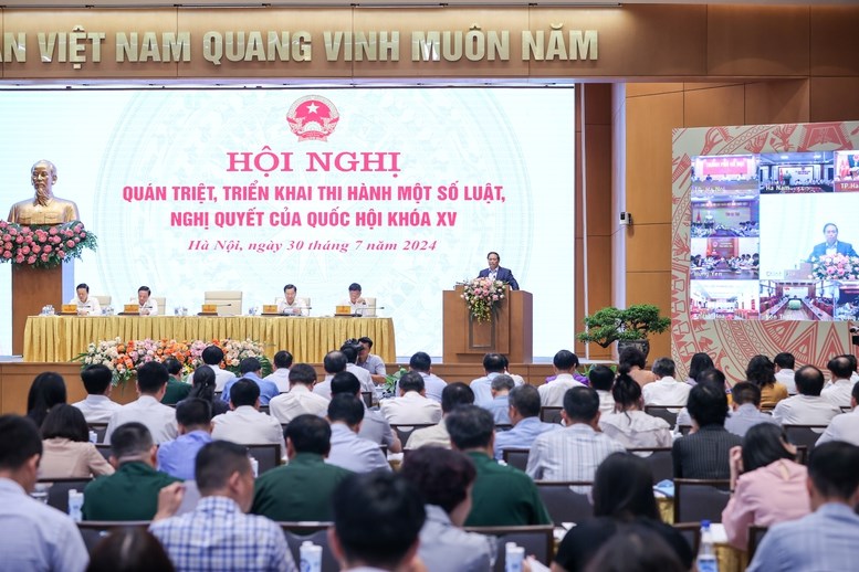 Chính phủ tổ chức Hội nghị quán triệt, triển khai một số luật, nghị quyết của Quốc hội khoá XV - ảnh 3