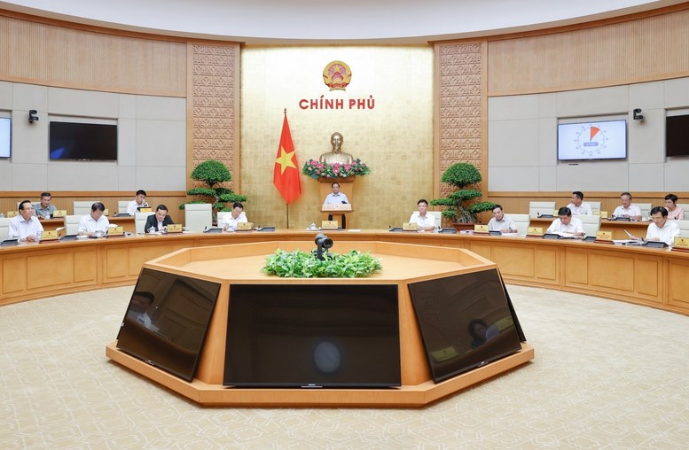 Thủ tướng chủ trì phiên họp Chính phủ chuyên đề pháp luật tháng 8.2024 - ảnh 1