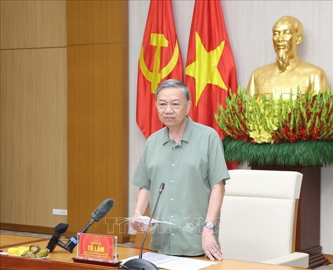 Tổng Bí thư, Chủ tịch nước Tô Lâm kiểm tra công tác phòng, chống lụt bão tại tỉnh Phú Thọ - ảnh 2