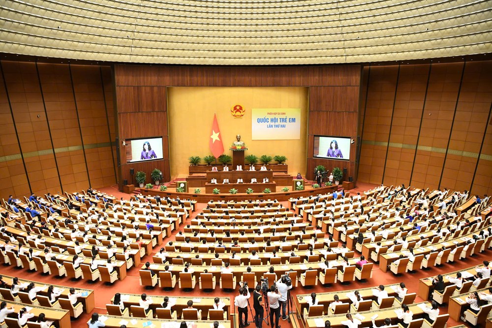 Chủ tịch Quốc hội Trần Thanh Mẫn dự Phiên họp giả định “Quốc hội trẻ em” lần thứ hai - ảnh 3