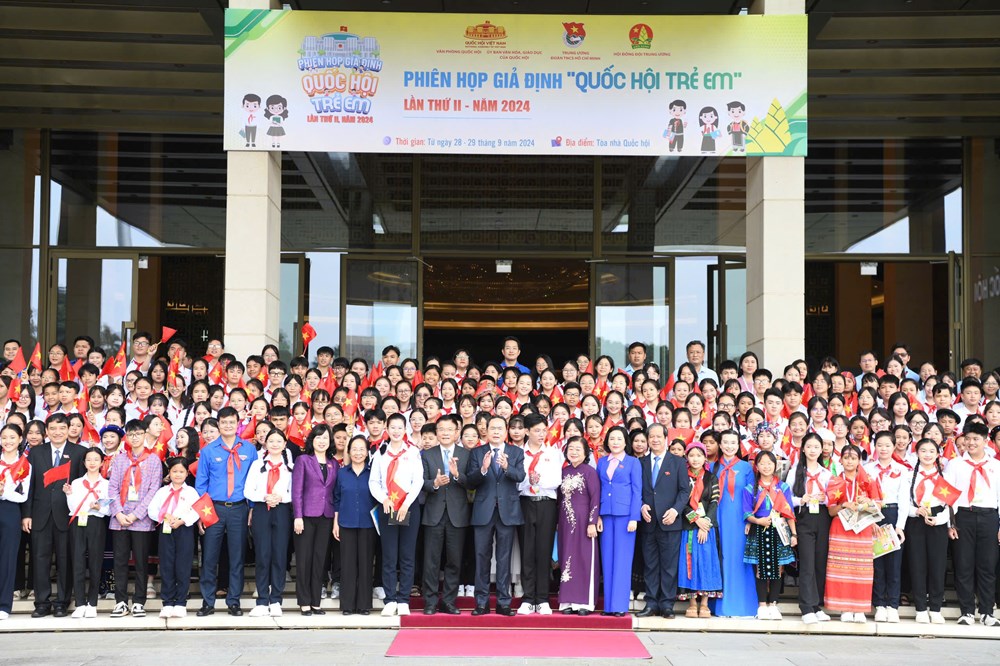 Chủ tịch Quốc hội Trần Thanh Mẫn dự Phiên họp giả định “Quốc hội trẻ em” lần thứ hai - ảnh 4