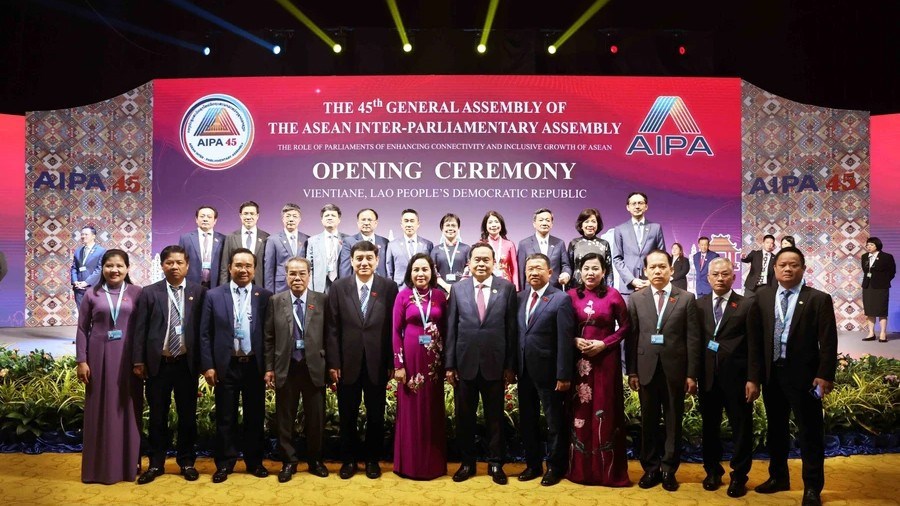 Chủ tịch Quốc hội Trần Thanh Mẫn phát biểu tại phiên toàn thể Đại hội đồng AIPA-45 - ảnh 3