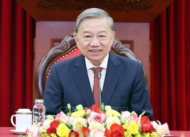 Tổng Bí thư Tô Lâm điện đàm với Tổng thống đắc cử Hoa Kỳ Donald Trump - ảnh 1