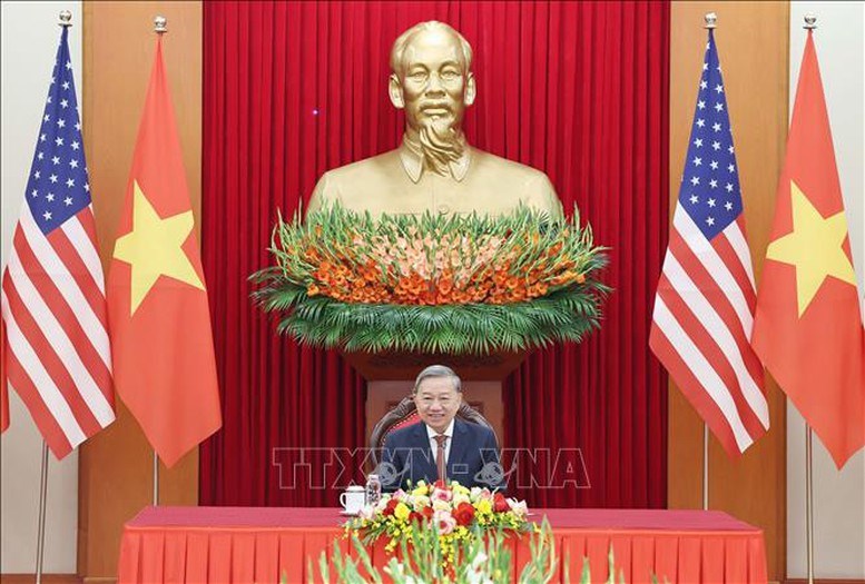 Tổng Bí thư Tô Lâm điện đàm với Tổng thống đắc cử Hoa Kỳ Donald Trump - ảnh 2