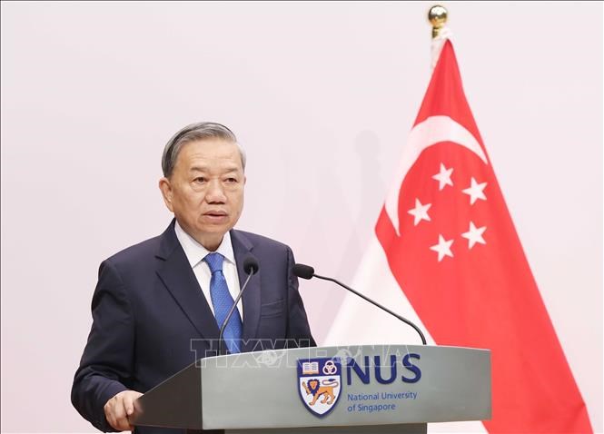 Toàn văn bài phát biểu của Tổng Bí thư Tô Lâm tại Trường Chính sách công Lý Quang Diệu - ảnh 1