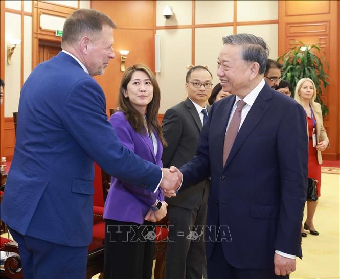 Tổng Bí thư Tô Lâm tiếp Đoàn doanh nghiệp Hội đồng Kinh doanh Hoa Kỳ - ASEAN - ảnh 1