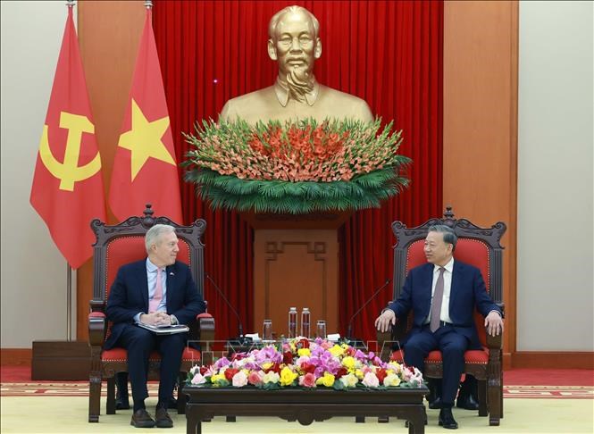Tổng Bí thư Tô Lâm tiếp Đoàn doanh nghiệp Hội đồng Kinh doanh Hoa Kỳ - ASEAN - ảnh 2