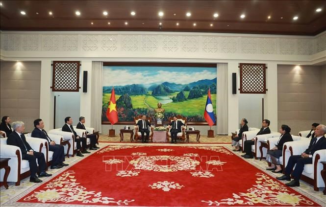 Tổng Bí thư Tô Lâm viếng đồng chí Khamtay Siphandone - ảnh 3