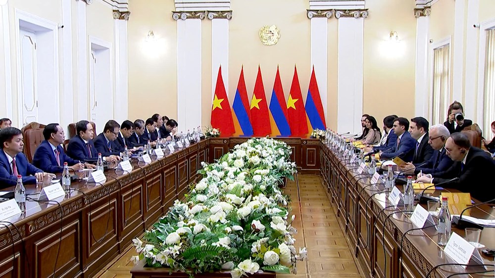 Chủ tịch Quốc hội Trần Thanh Mẫn hội đàm với Chủ tịch Quốc hội Armenia - ảnh 2