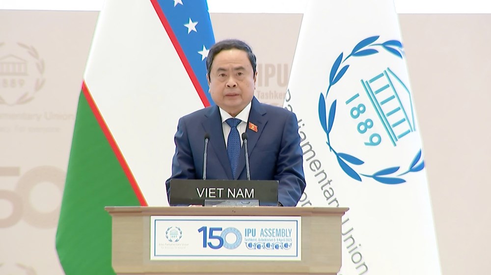 Chủ tịch Quốc hội Trần Thanh Mẫn tham dự các phiên thảo luận chung của Đại hội đồng IPU-150 - ảnh 1