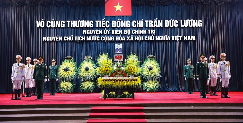 Lễ Quốc tang nguyên Chủ tịch nước Trần Đức Lương - ảnh 1