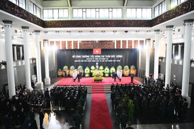 Cử hành trọng thể Lễ truy điệu nguyên Chủ tịch nước Trần Đức Lương - ảnh 1