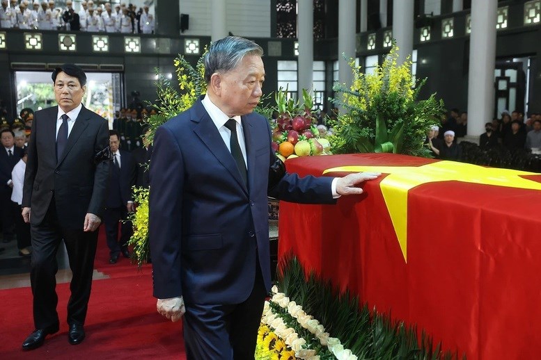 Cử hành trọng thể Lễ truy điệu nguyên Chủ tịch nước Trần Đức Lương - ảnh 7