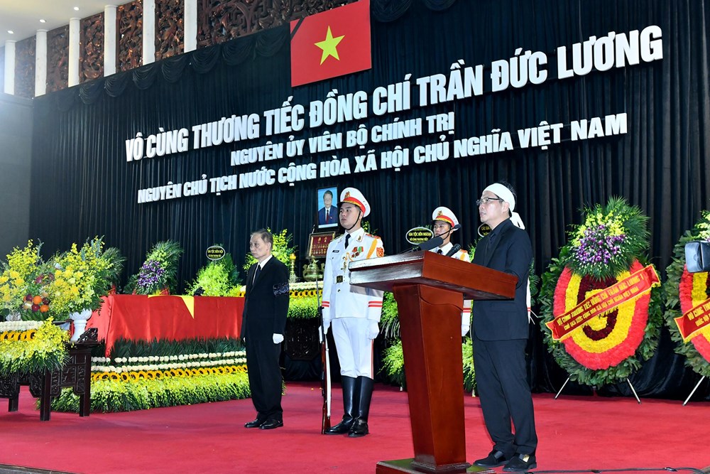 Cử hành trọng thể Lễ truy điệu nguyên Chủ tịch nước Trần Đức Lương - ảnh 6