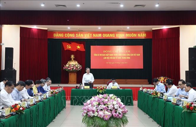 Khẩn trương tham mưu hoàn thiện tổ chức, bộ máy mới của hệ thống chính trị - ảnh 4