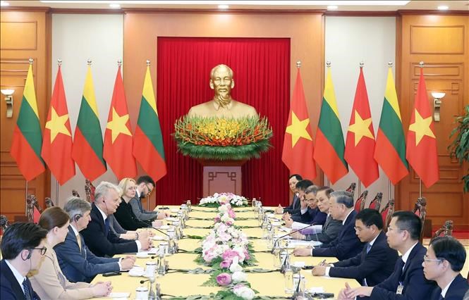 Tổng Bí thư Tô Lâm tiếp Tổng thống Litva Gitanas Nauseda - ảnh 2