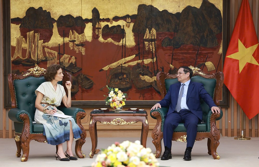 Thủ tướng đề nghị UNESCO tiếp tục ủng hộ ghi danh hồ sơ và bảo tồn các di sản văn hóa của Việt Nam - ảnh 3