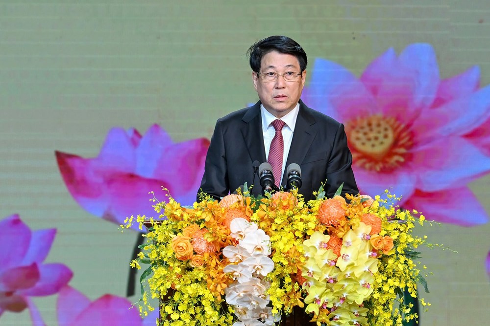 Chủ tịch nước Lương Cường dự lễ công bố sắp xếp đơn vị hành chính tại Hà Nội - ảnh 1