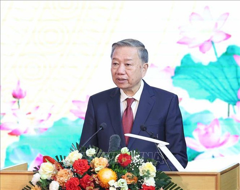 Phát biểu của Tổng Bí thư Tô Lâm tại lễ kỷ niệm 110 năm ngày sinh Tổng Bí thư Nguyễn Văn Linh - ảnh 1