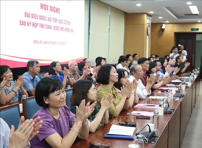 Tổng Bí thư Tô Lâm tiếp xúc cử tri Hà Nội sau Kỳ họp thứ 9, Quốc hội khóa XV - ảnh 4