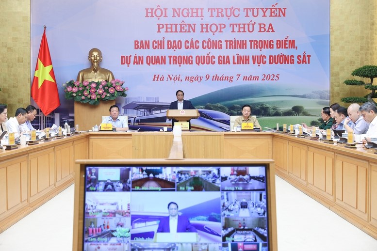Thủ tướng chủ trì Hội nghị về các công trình, dự án đường sắt - ảnh 1