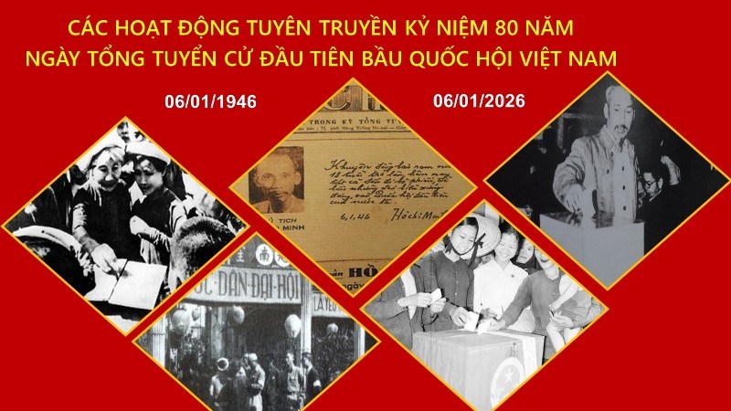 Thiết kế logo kỷ niệm 80 năm Ngày Tổng tuyển cử đầu tiên bầu Quốc hội Việt Nam - ảnh 1