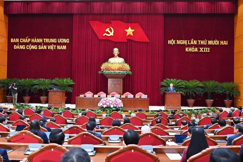 Thông báo Hội nghị lần thứ 12 Ban Chấp hành Trung ương Đảng khóa XIII - ảnh 1