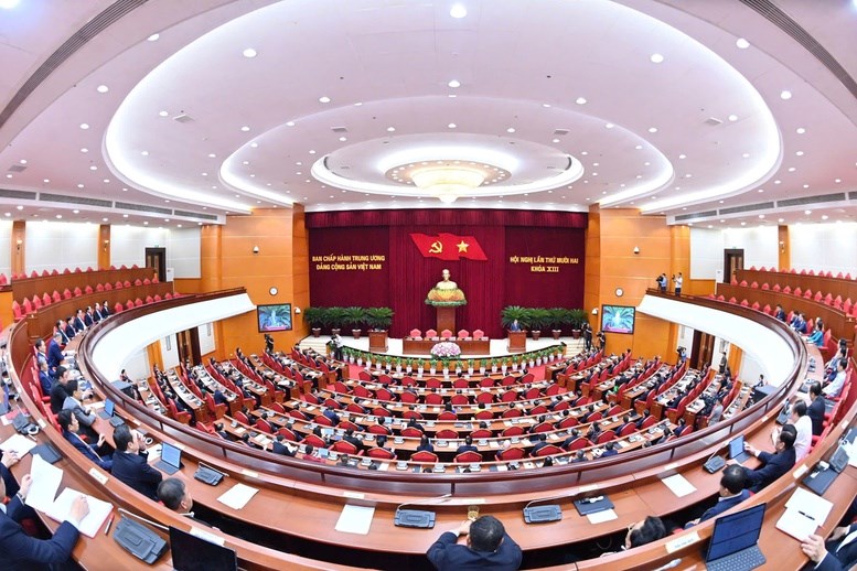 Bế mạc Hội nghị lần thứ 12 Ban Chấp hành Trung ương Đảng khóa XIII - ảnh 4