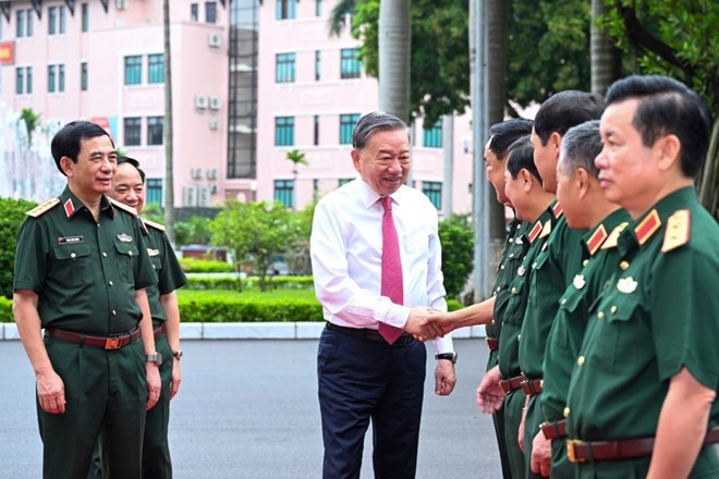 Phát biểu của Tổng Bí thư Tô Lâm tại buổi làm việc với Tổng cục Chính trị QĐND Việt Nam - ảnh 1