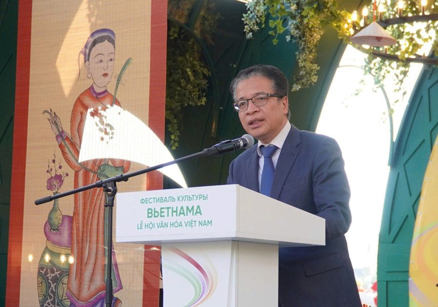 Lần đầu tiên trước Quảng trường Đỏ tràn ngập sắc màu và phong vị văn hóa Việt - ảnh 3