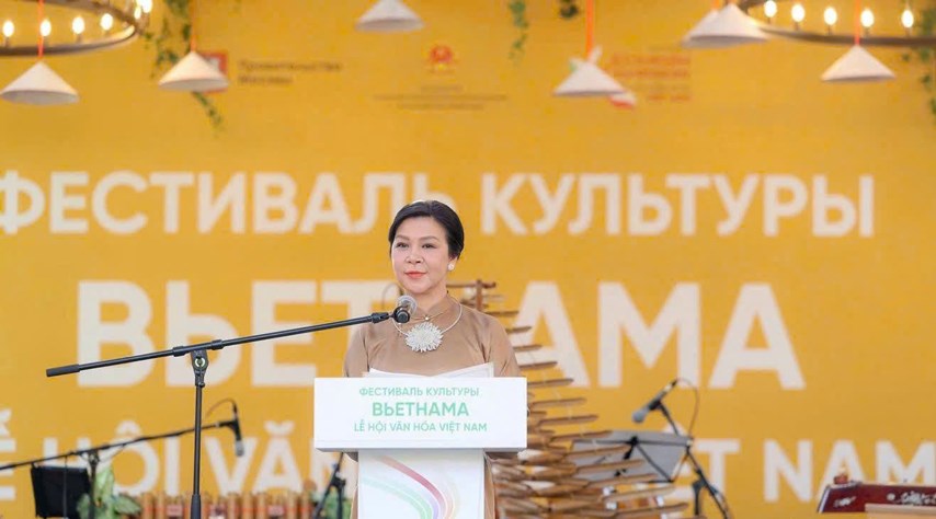Lần đầu tiên trước Quảng trường Đỏ tràn ngập sắc màu và phong vị văn hóa Việt - ảnh 2