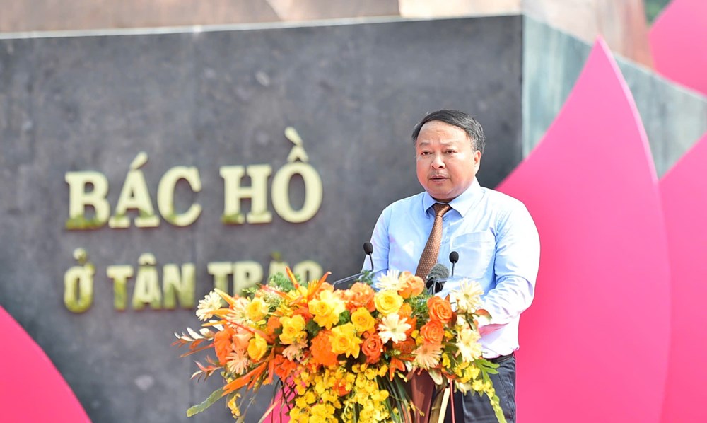 Tổng Bí thư Tô Lâm dự lễ khánh thành Tượng đài "Bác Hồ ở Tân Trào" - ảnh 4
