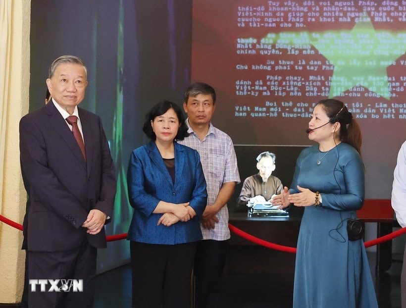 Tổng Bí thư Tô Lâm dâng hương tại Di tích số 48 Hàng Ngang - ảnh 1
