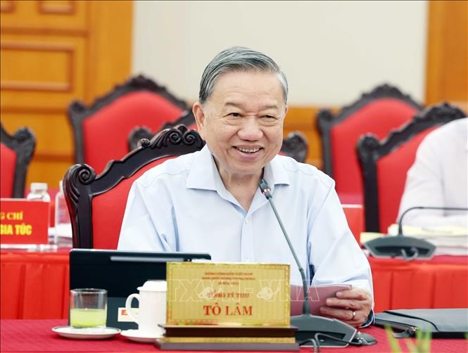 Bộ Chính trị làm việc với Ban Thường vụ Đảng ủy Chính phủ - ảnh 1