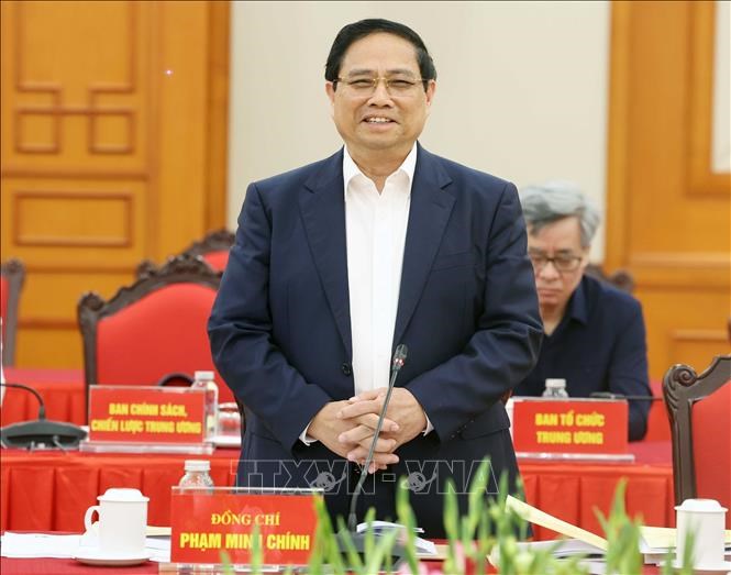 Bộ Chính trị làm việc với Ban Thường vụ Đảng ủy Chính phủ - ảnh 4