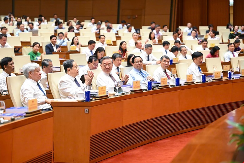 Tổng Bí thư Tô Lâm dự Hội nghị chuyên đề “Bình dân học vụ số - Quốc hội số” - ảnh 2