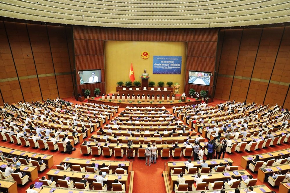 Tổng Bí thư Tô Lâm dự Hội nghị chuyên đề “Bình dân học vụ số - Quốc hội số” - ảnh 4