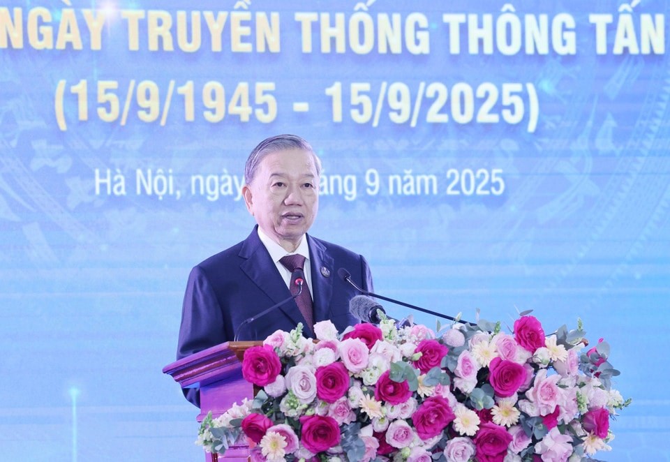 Phát biểu của Tổng Bí thư Tô Lâm tại Lễ đón nhận Huân chương Hồ Chí Minh và Kỷ niệm 80 năm Ngày truyền thống Thông tấn xã Việt Nam - ảnh 1