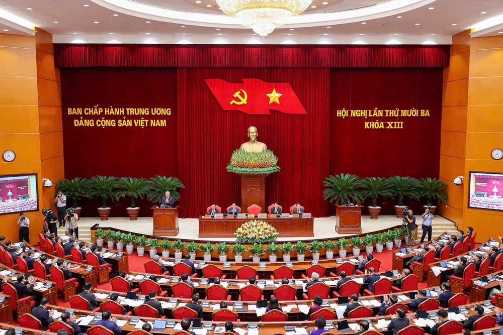 Khai mạc trọng thể Hội nghị Trung ương lần thứ 13 - ảnh 1