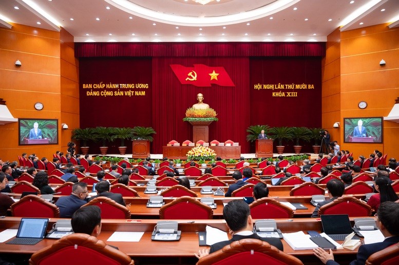 Thông báo Hội nghị lần thứ 13 Ban Chấp hành Trung ương Đảng khóa XIII - ảnh 1