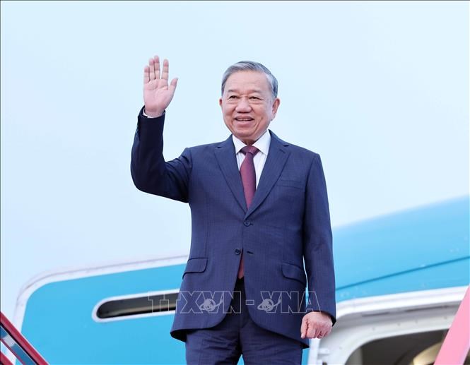 Tổng Bí thư Tô Lâm bắt đầu thăm cấp Nhà nước tới Triều Tiên - ảnh 1