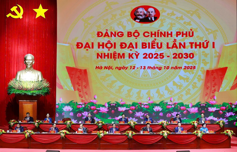 Đại hội đại biểu Đảng bộ Chính phủ lần thứ I, nhiệm kỳ 2025 - 2030 họp phiên trù bị - ảnh 2
