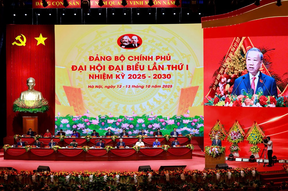 Phát biểu của Tổng Bí thư Tô Lâm tại Đại hội Đảng bộ Chính phủ nhiệm kỳ 2025-2030 - ảnh 2