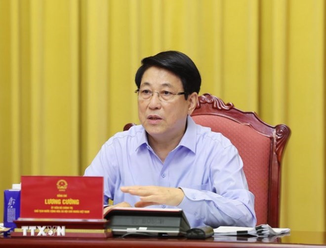 Chủ tịch nước làm việc về công tác chuẩn bị cho Lễ mở ký Công ước Hà Nội - ảnh 1