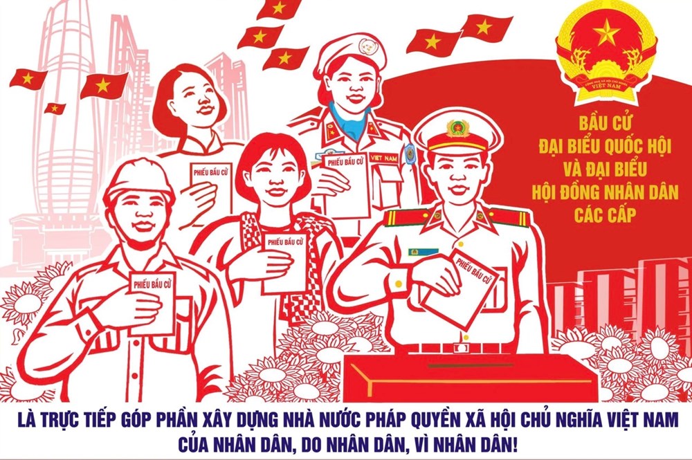 Ba đợt tuyên truyền cuộc bầu cử đại biểu Quốc hội khóa XVI và HĐND các cấp nhiệm kỳ 2026- 2031 - ảnh 1