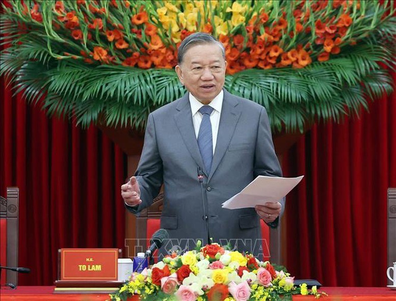 Phát biểu của Tổng Bí thư Tô Lâm với đại biểu tham dự Hội thảo quốc tế Việt Nam học lần thứ 7 - ảnh 1