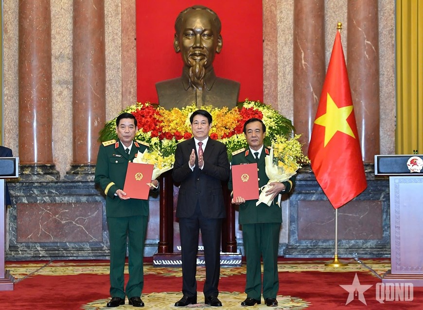 Ông Nguyễn Trọng Nghĩa được thăng quân hàm Đại tướng, giữ chức Chủ nhiệm Tổng cục Chính trị - ảnh 2