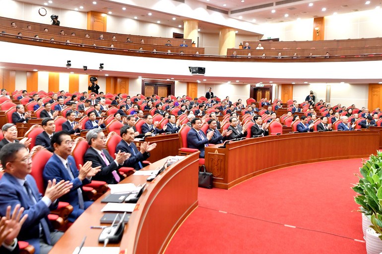 Bế mạc Hội nghị lần thứ 14 Ban Chấp hành Trung ương Đảng khóa XIII - ảnh 2